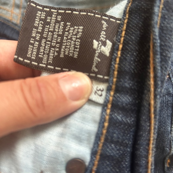 Vintage 7 for all mankind bootcut jeans size 32 - Picture 3 of 3